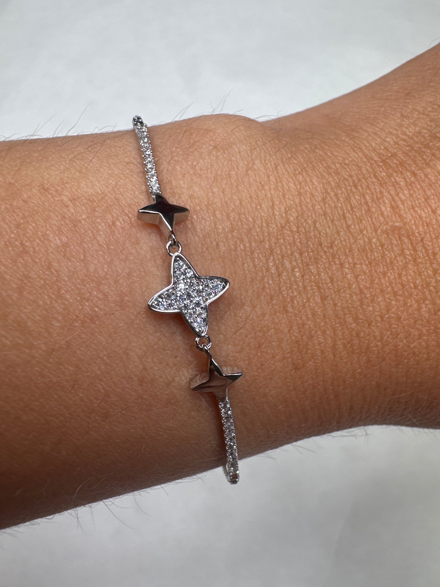 Star bracelet silver