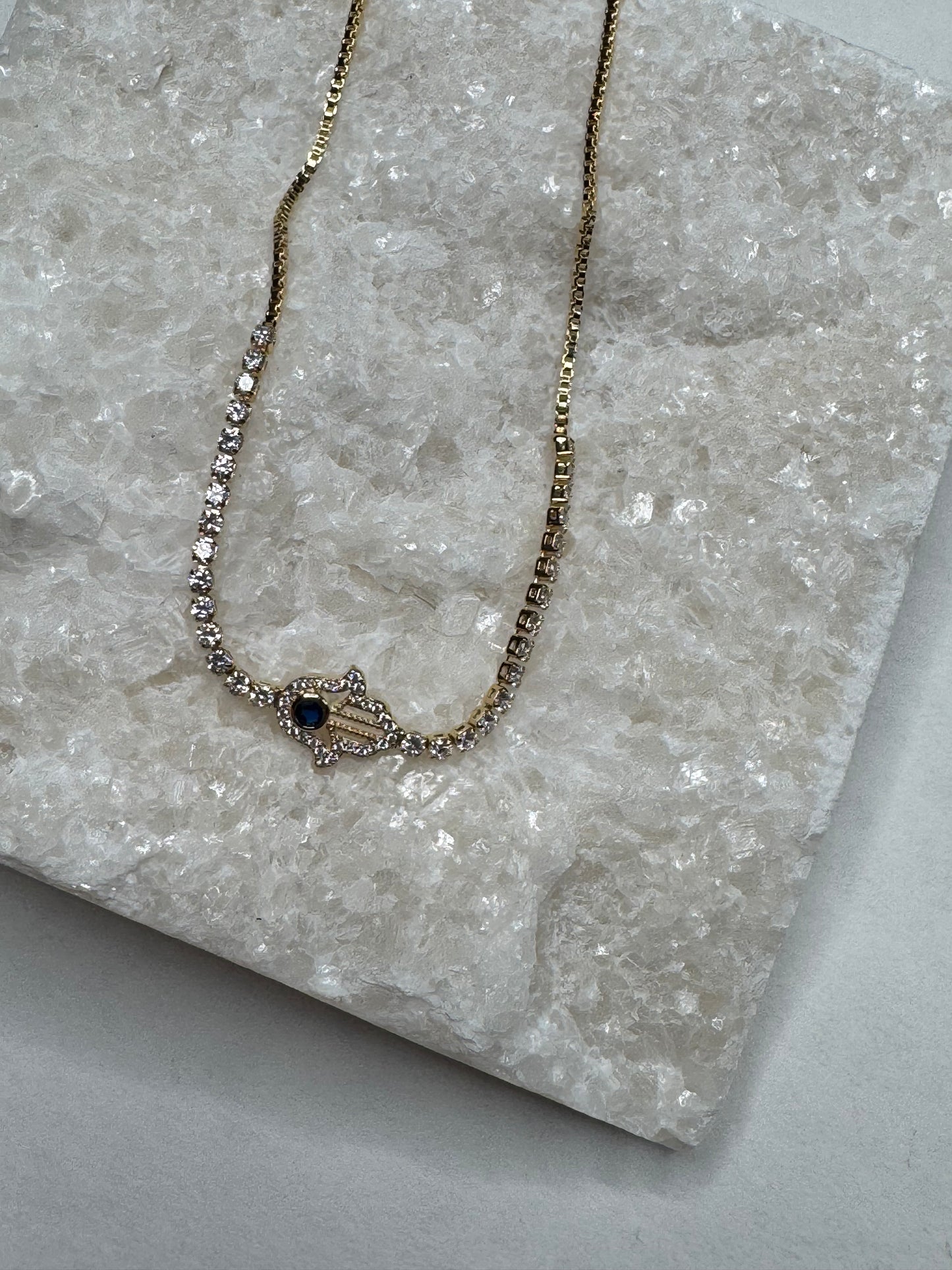 Small hamsa bracelet