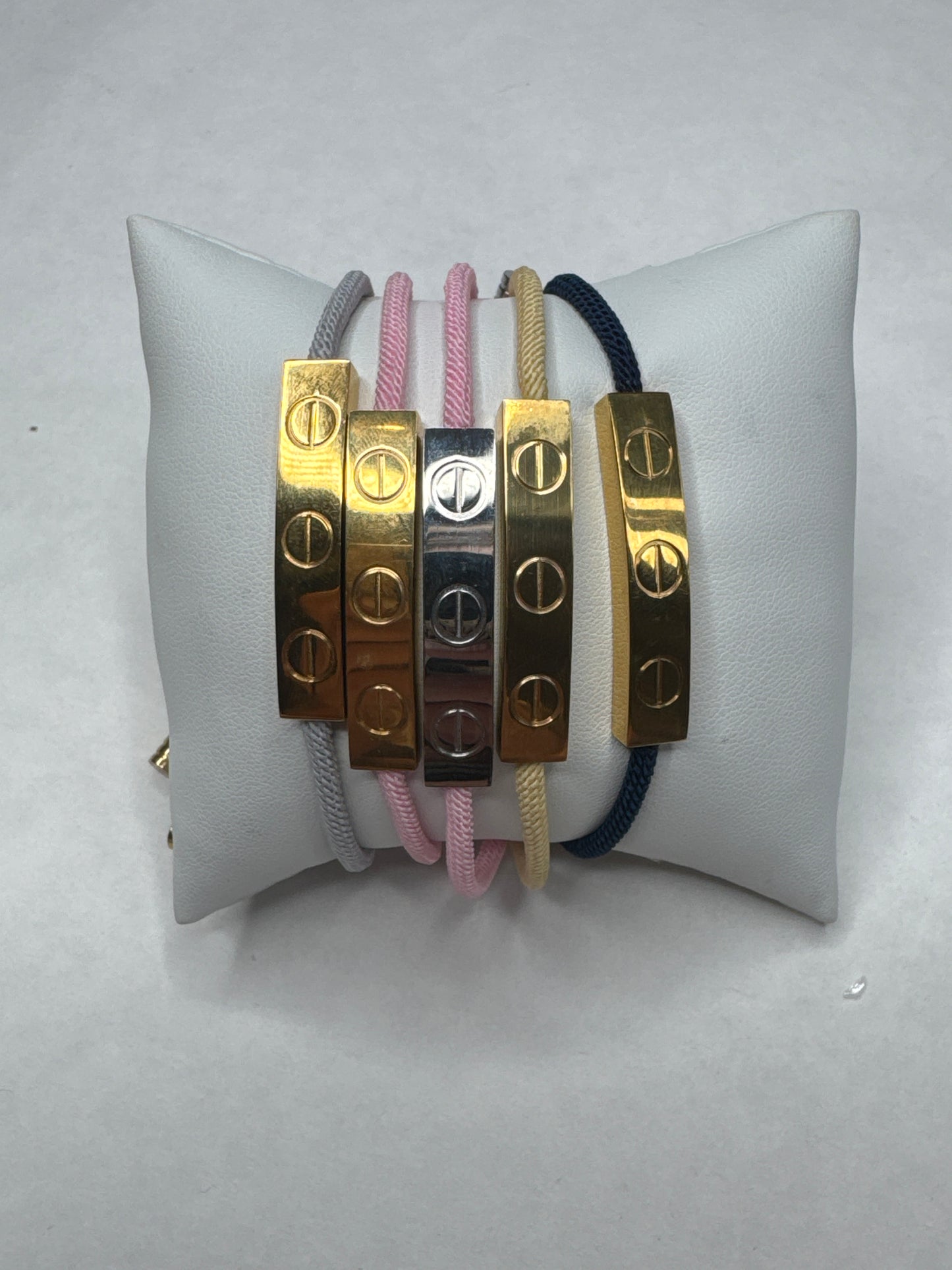 Carter tie bracelets x5 colours