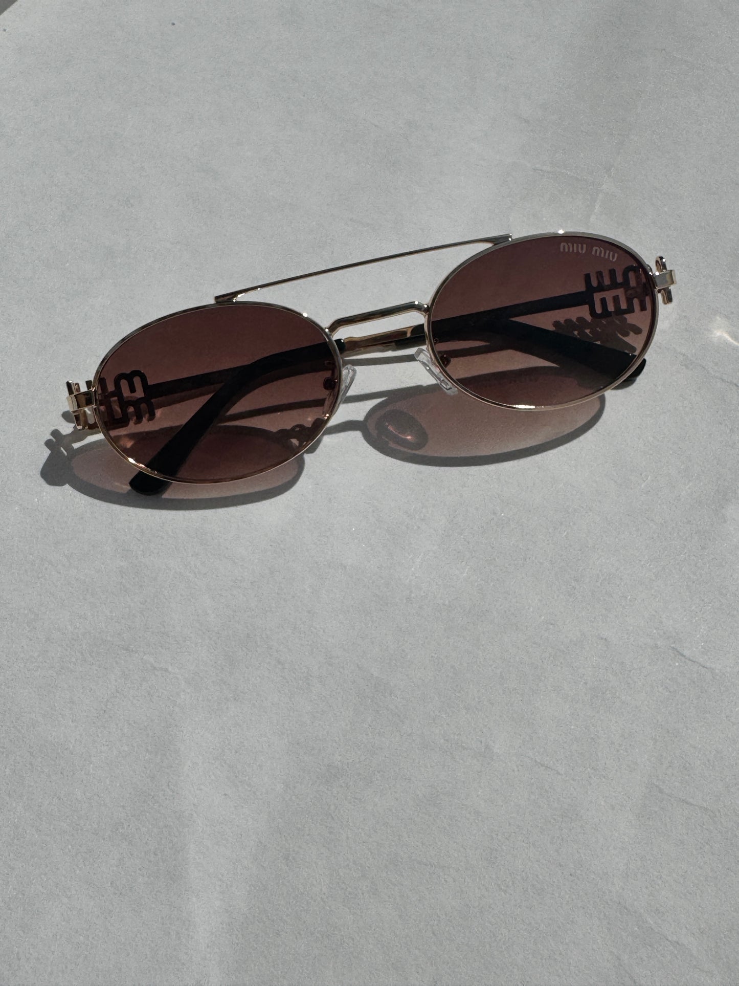 Mia Lens Round Aviator Sunglasses (black or tan colour)