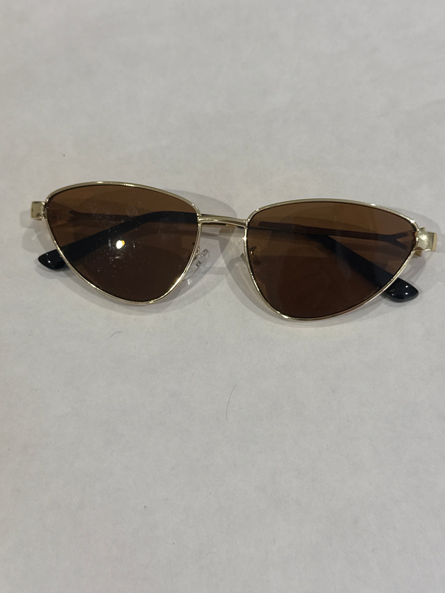 Cat eye tan sunglasses