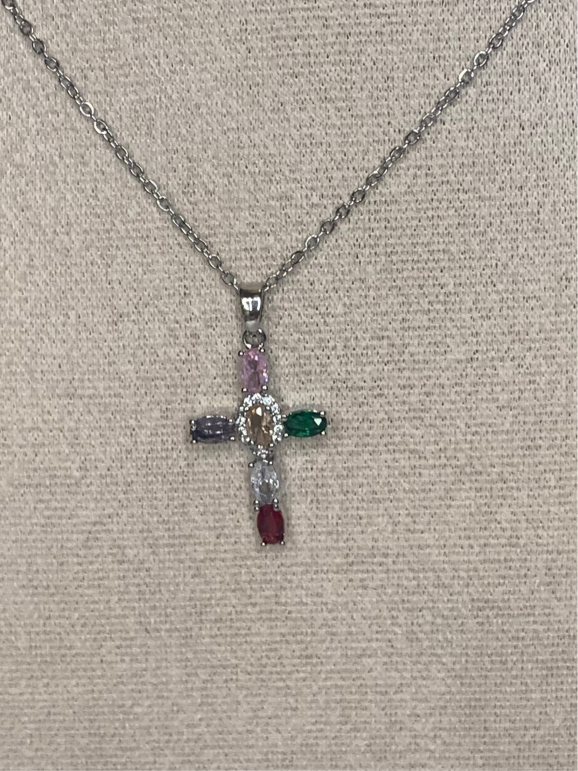 Silver Rainbow Necklace
