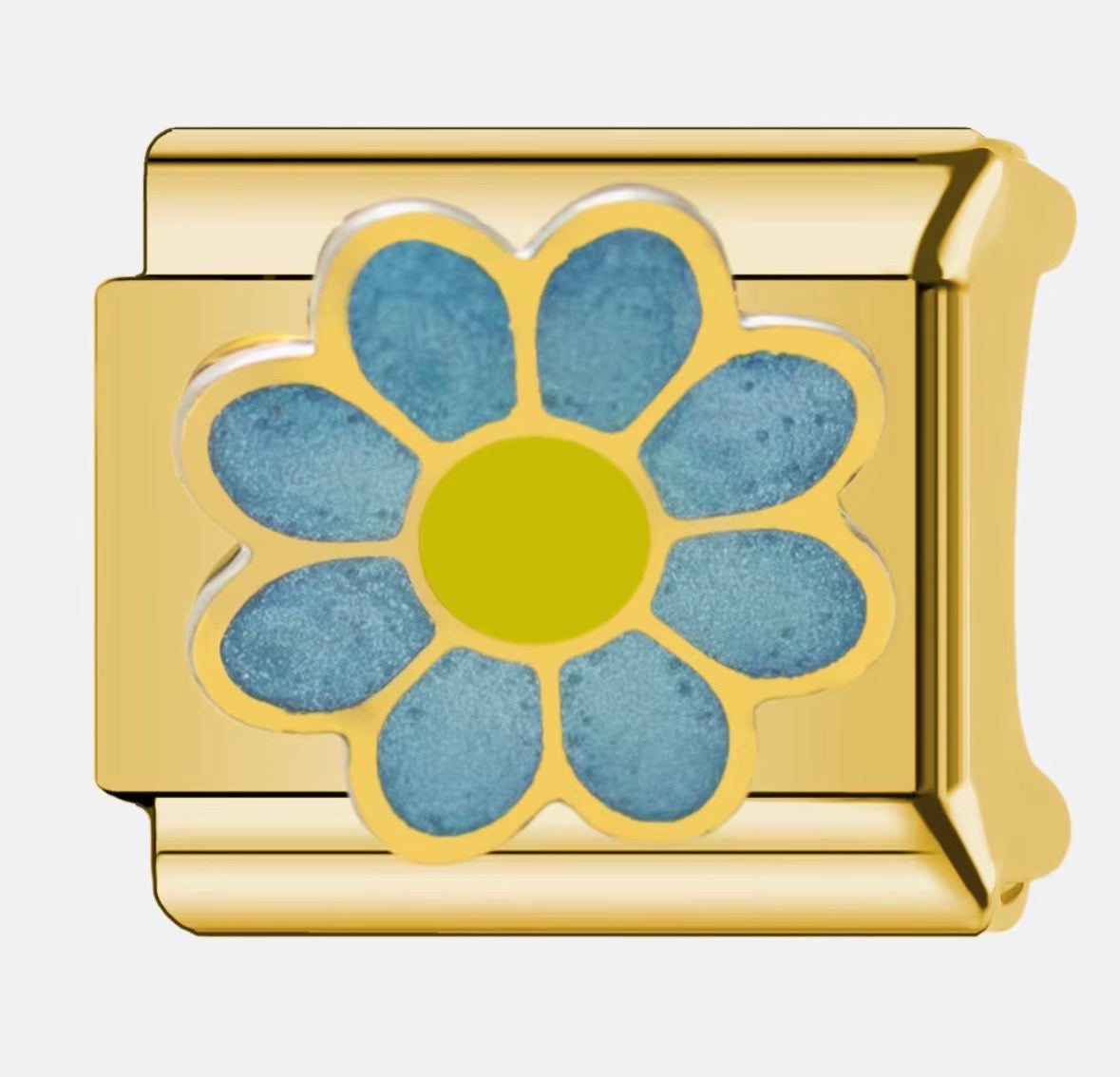 BLUE FLOWER - GOLD