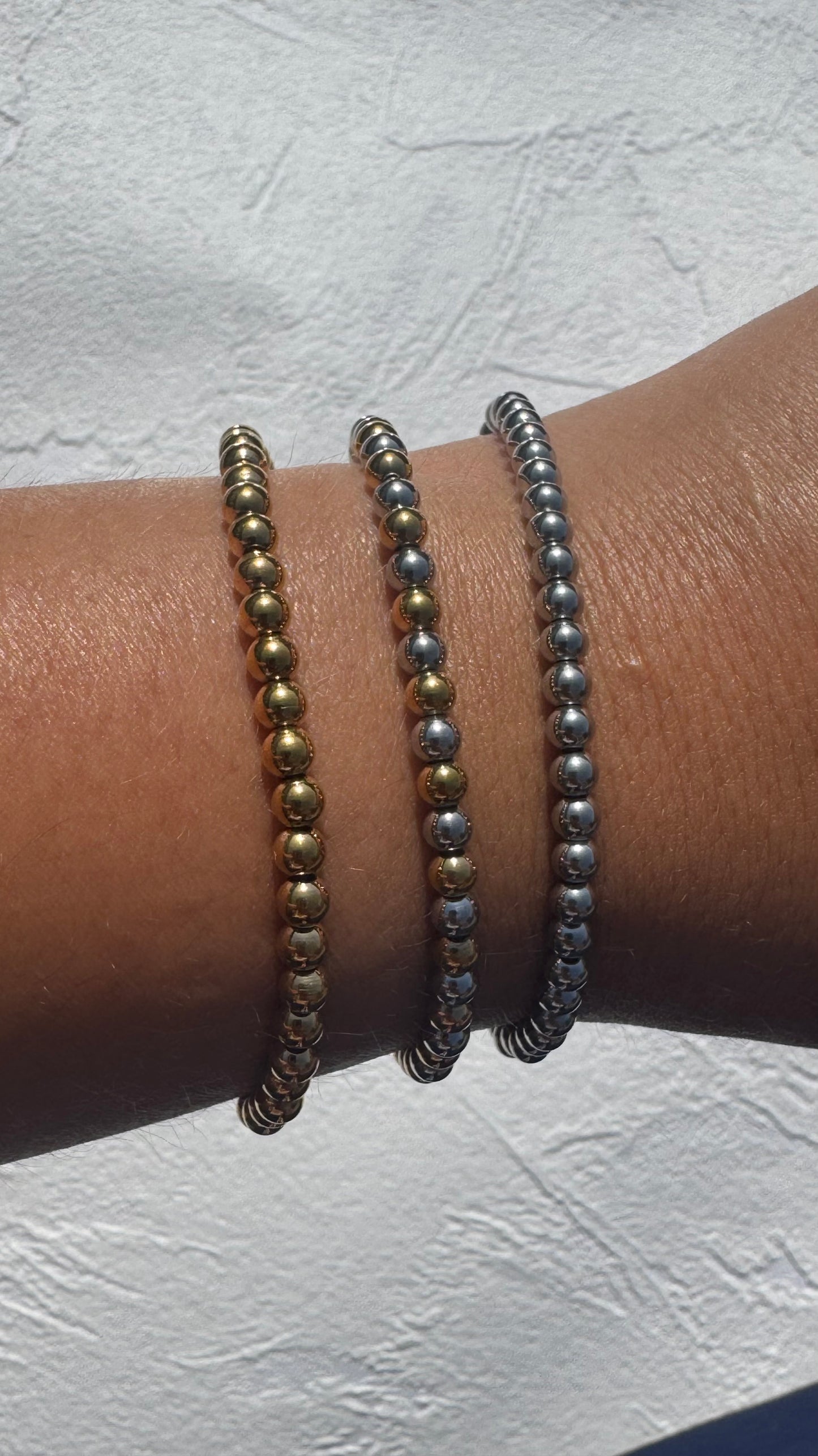 Beaded Elasticated Bracelets