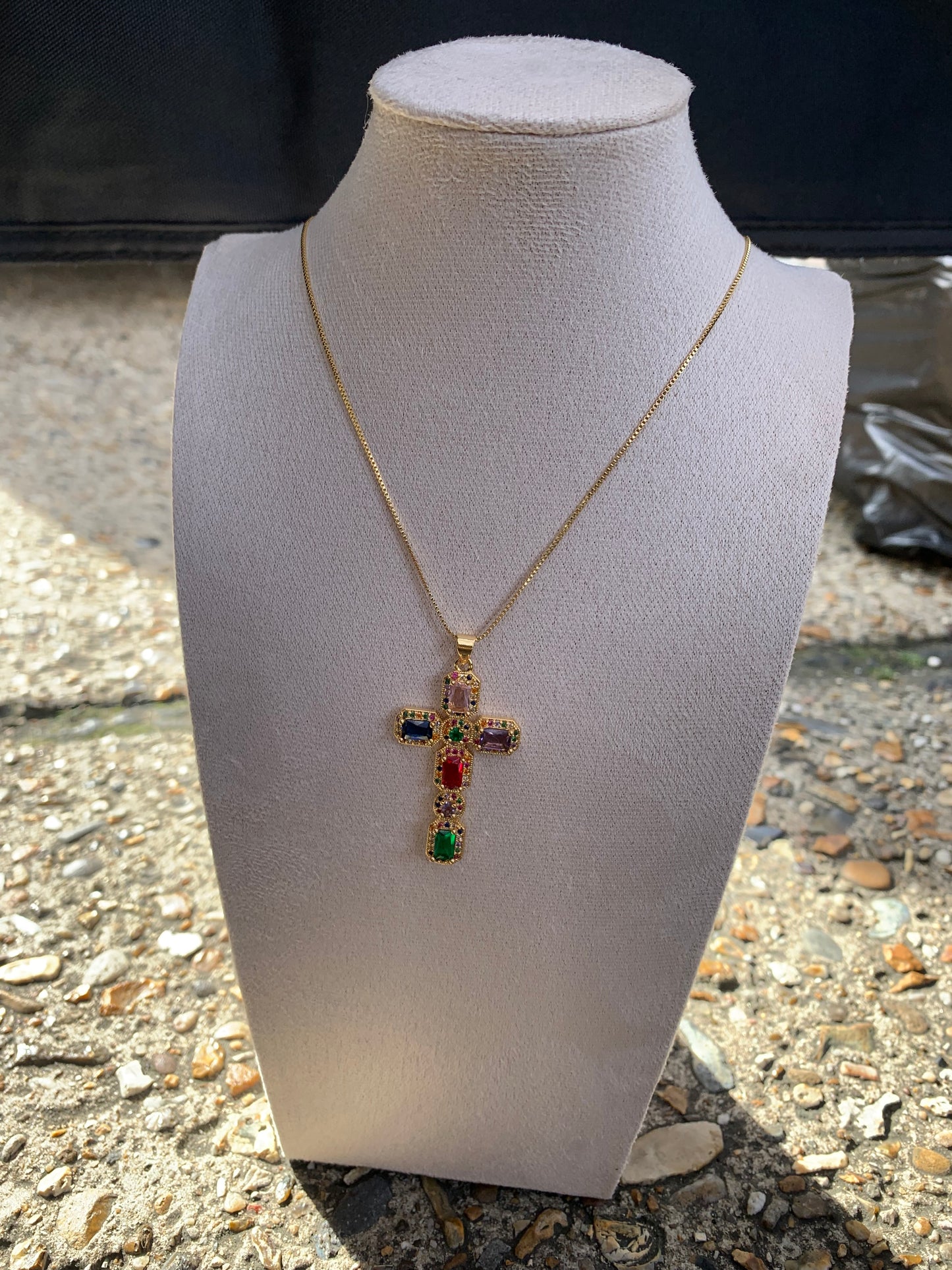 Chunky Cross Necklace