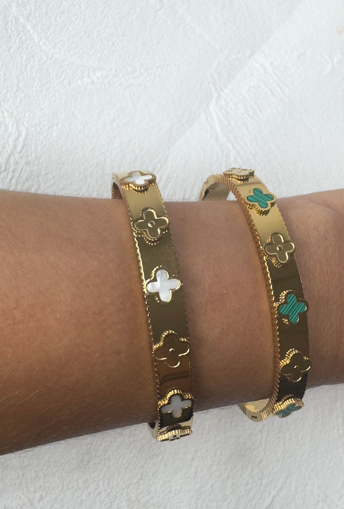 Mini Flower bangles - 2 colour options