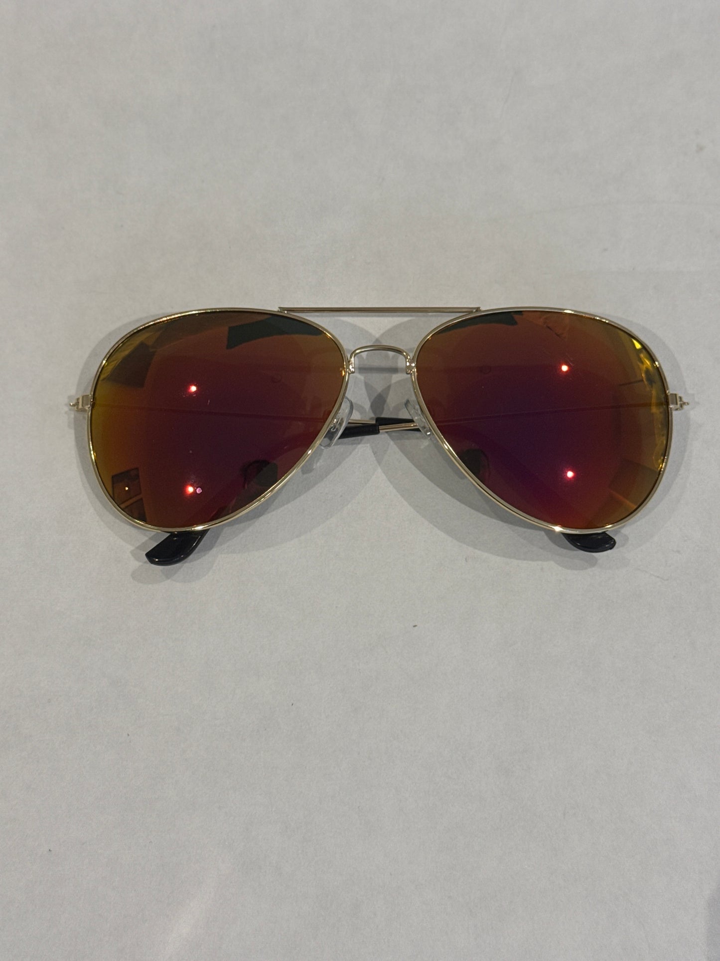 Red/Yellow aviator sunglasses