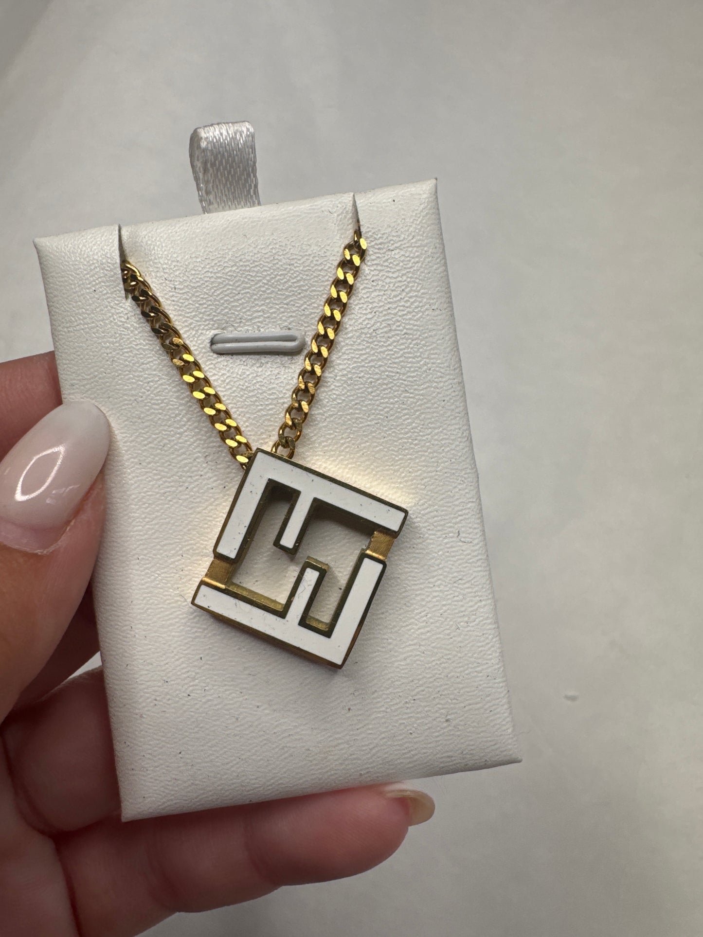 F necklace
