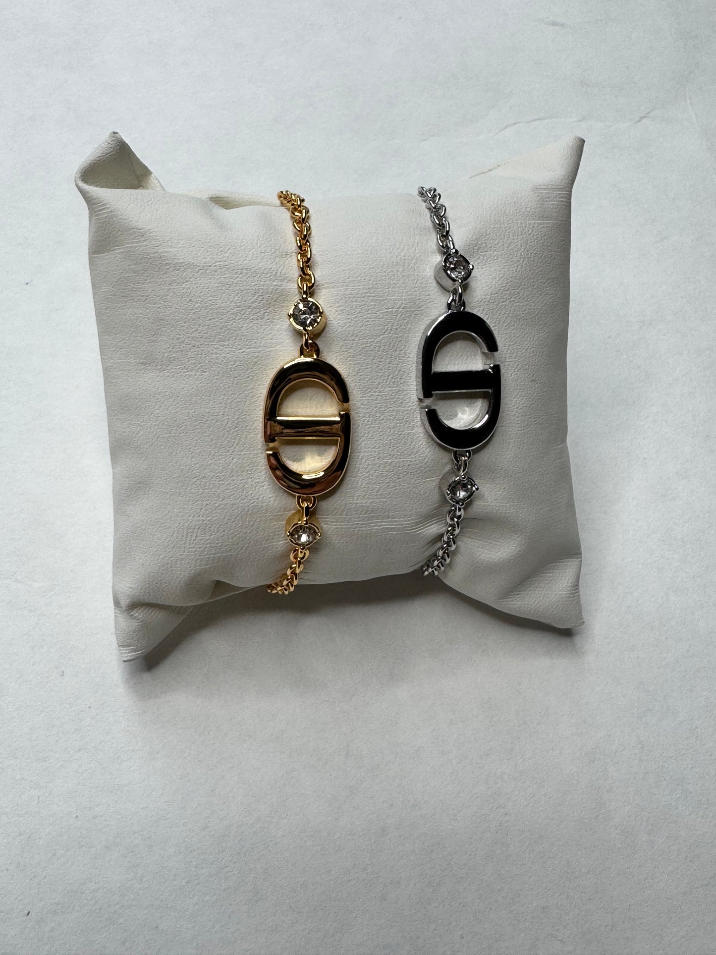 Ciara Diamond Stone bracelet - Gold or Silver