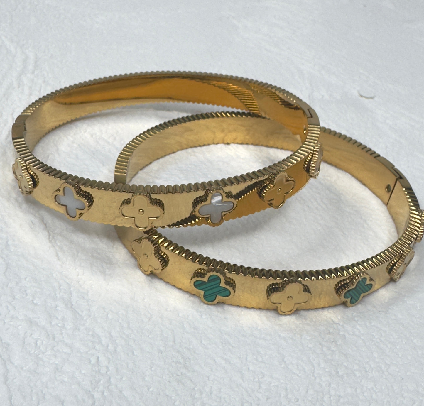 Mini Flower bangles - 2 colour options
