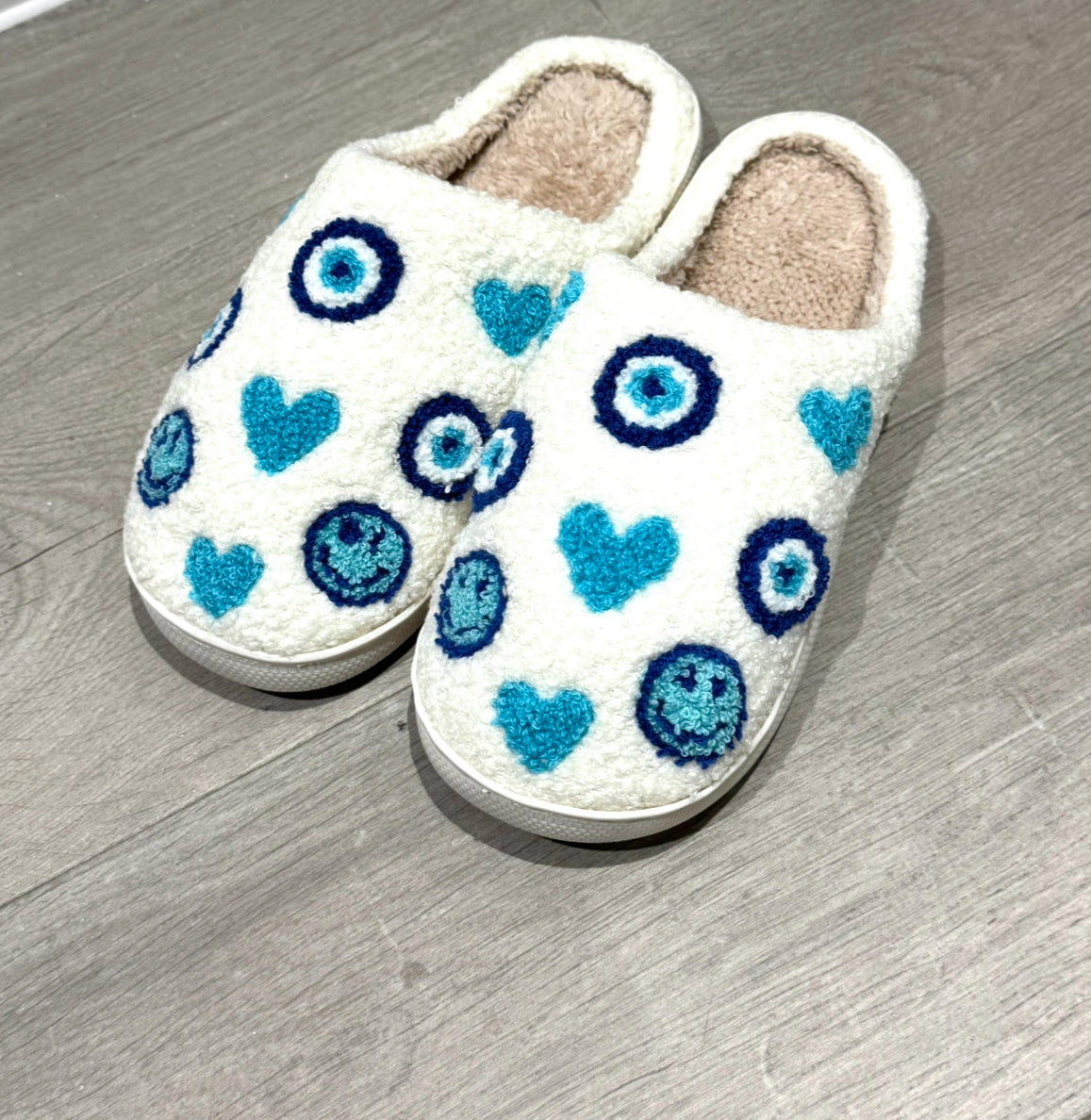 Mila Slippers - Blue