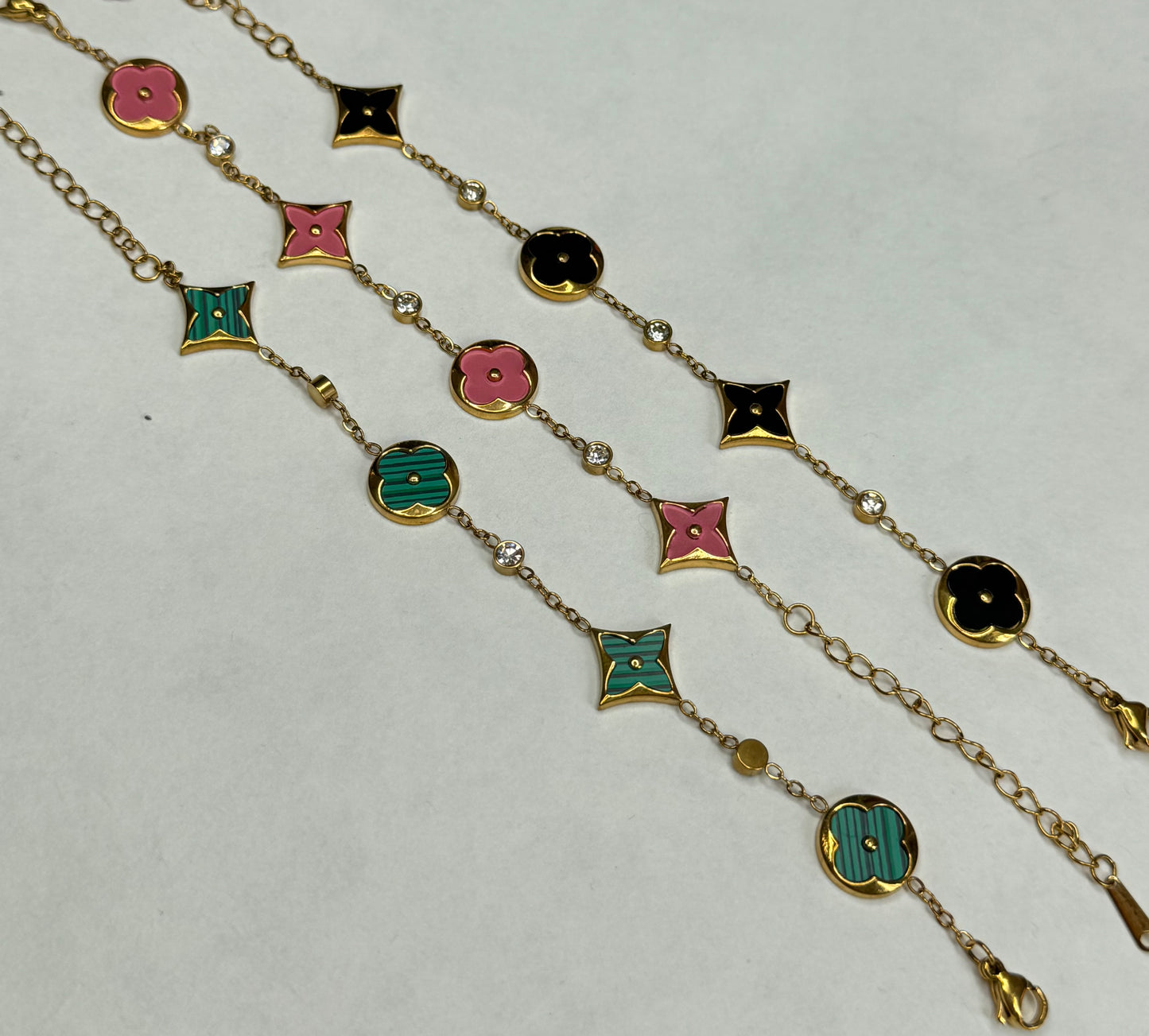 Flower Bracelets - 3 colours