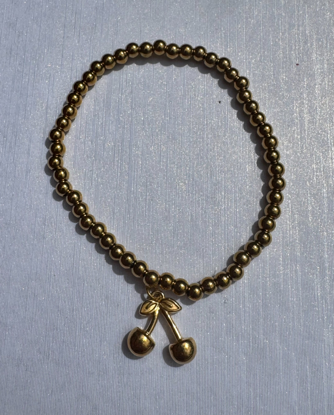 Gold beaded bracelet - various designs