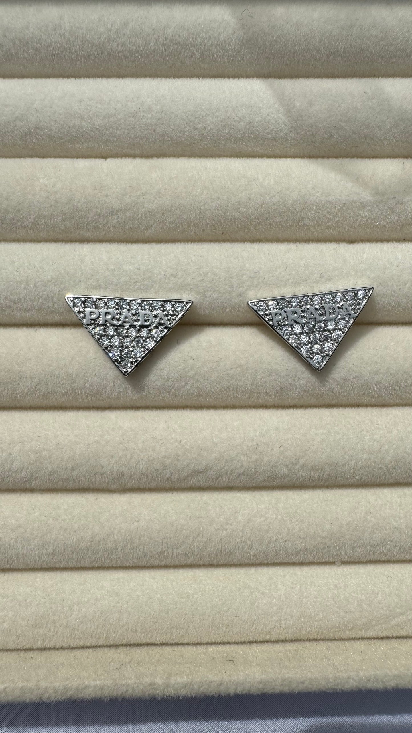 P Studs - Silver Gems