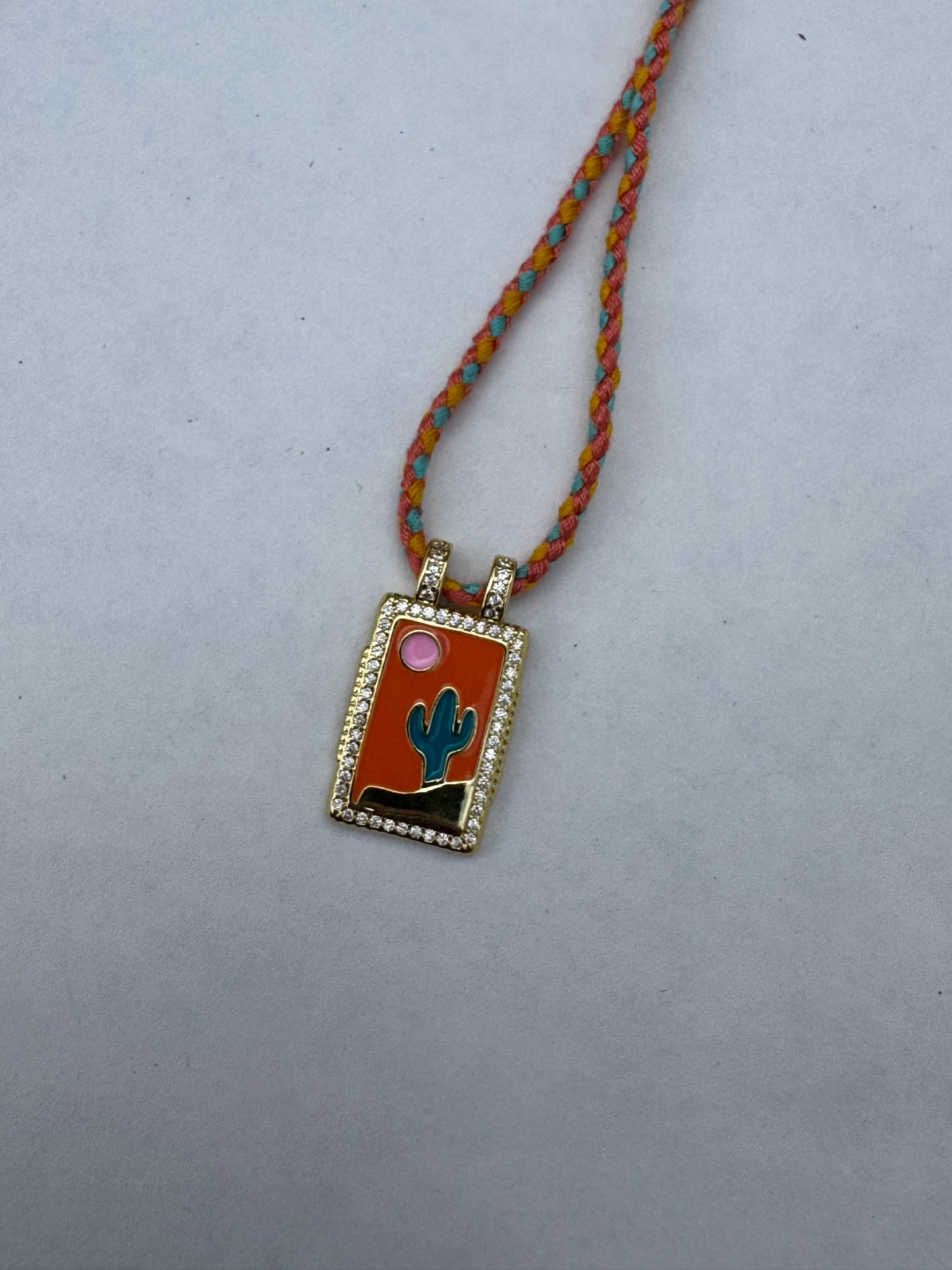 Tarot card necklace - various colours