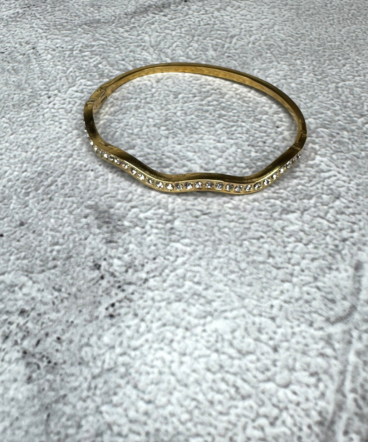 Jagged Diamond Bangle