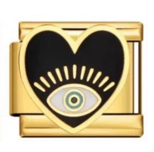 BLACK HEART EVIL EYE