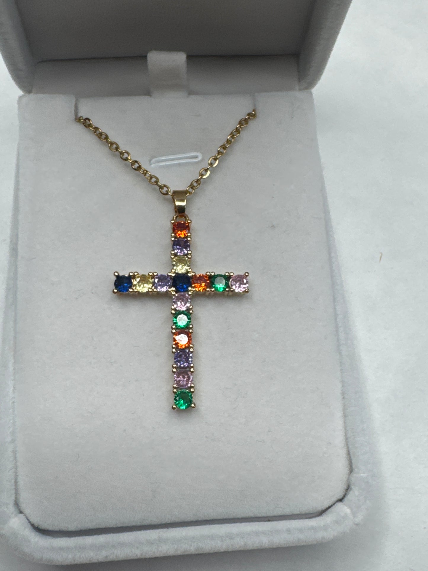 Big rainbow cross