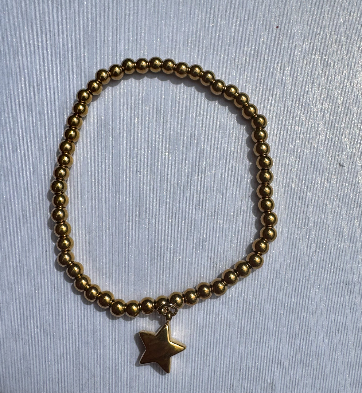 Gold beaded bracelet - various designs