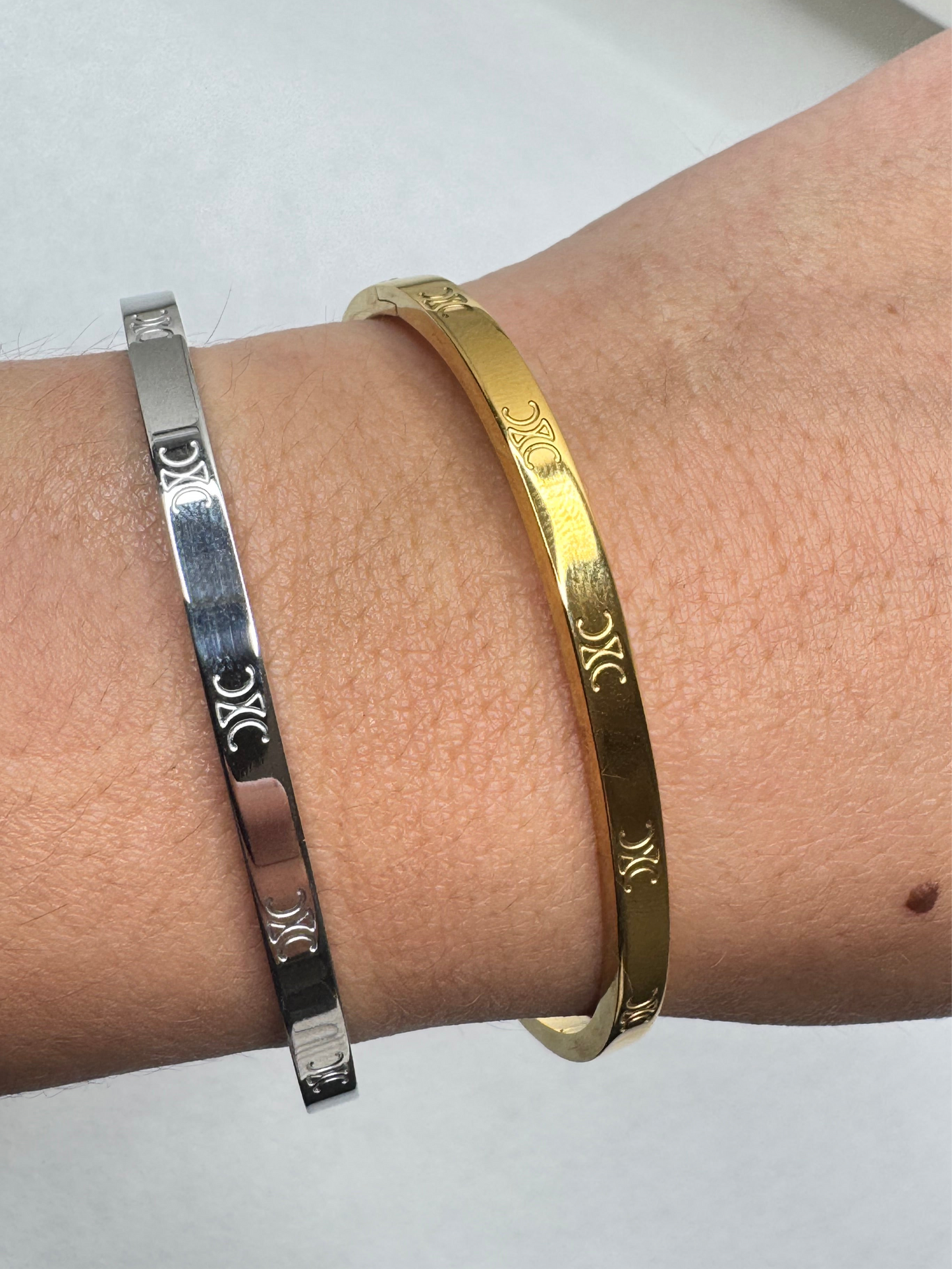 Serena Bangle - Gold or Silver
