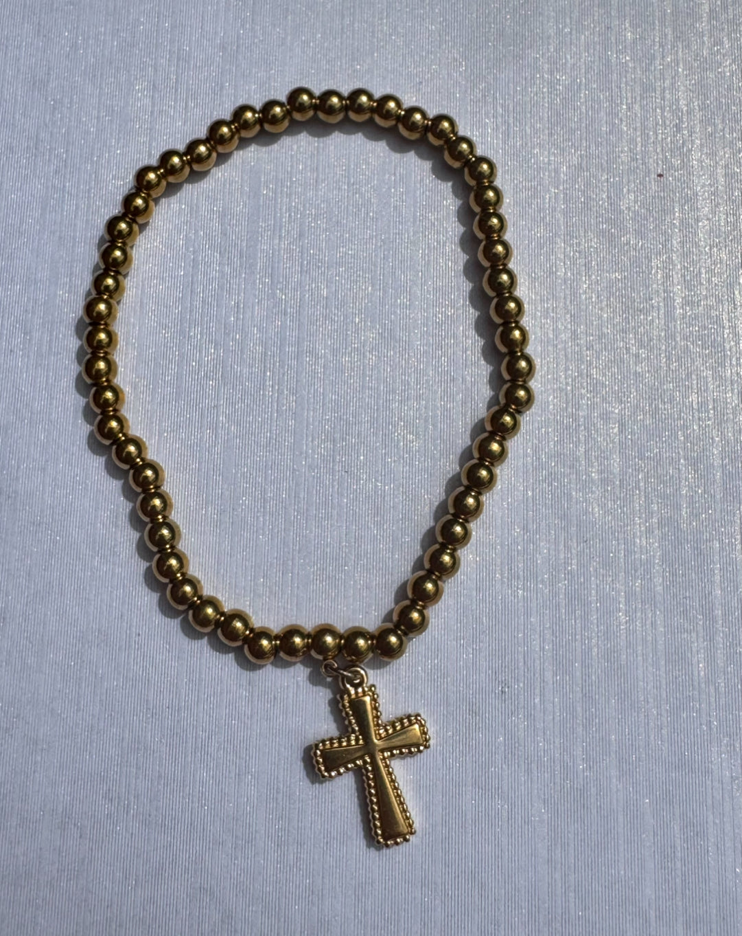 Gold beaded bracelet - various designs
