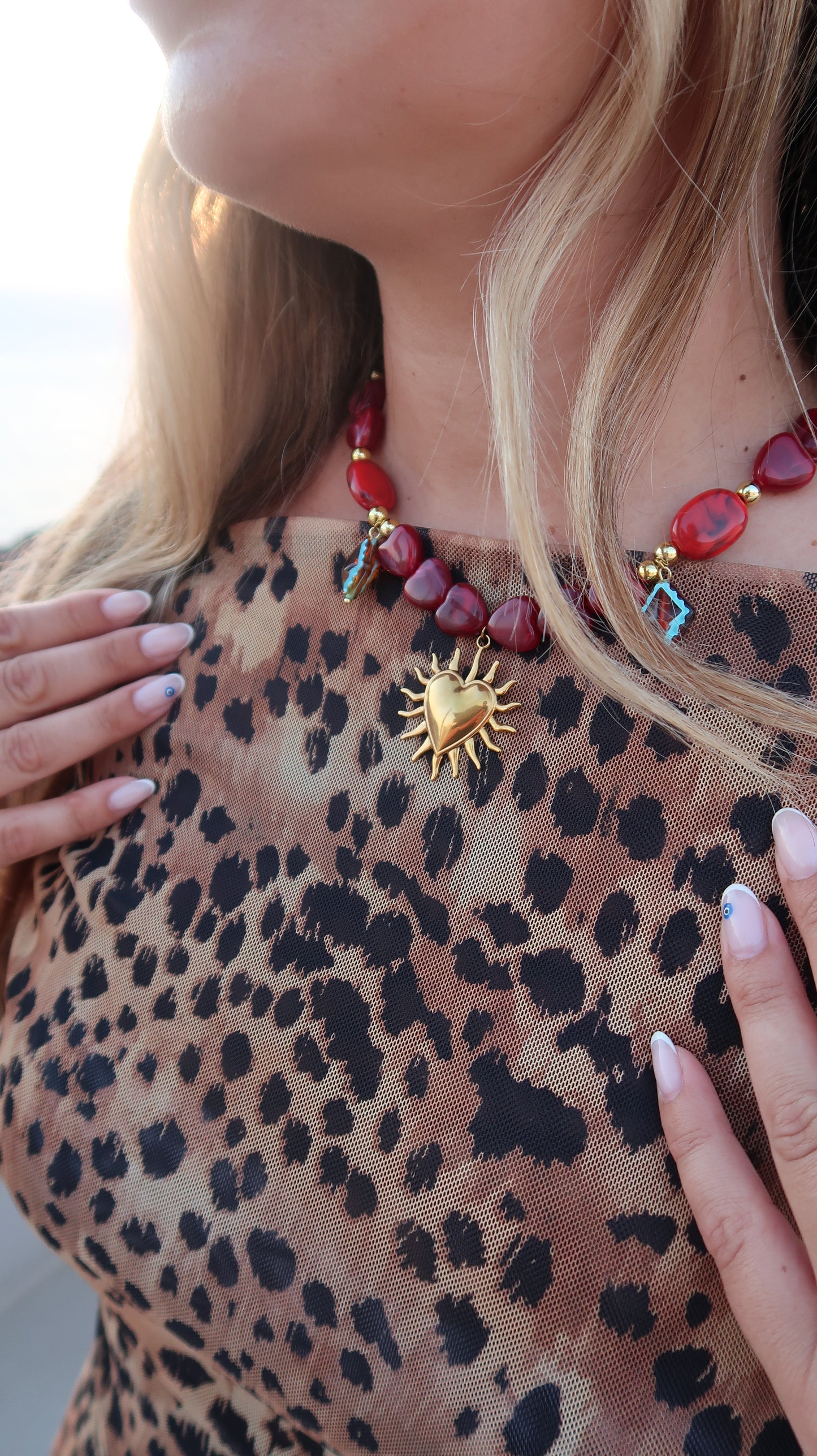 Maya sunflower Necklace