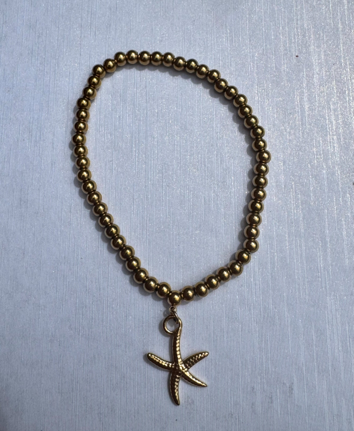 Gold beaded bracelet - various designs
