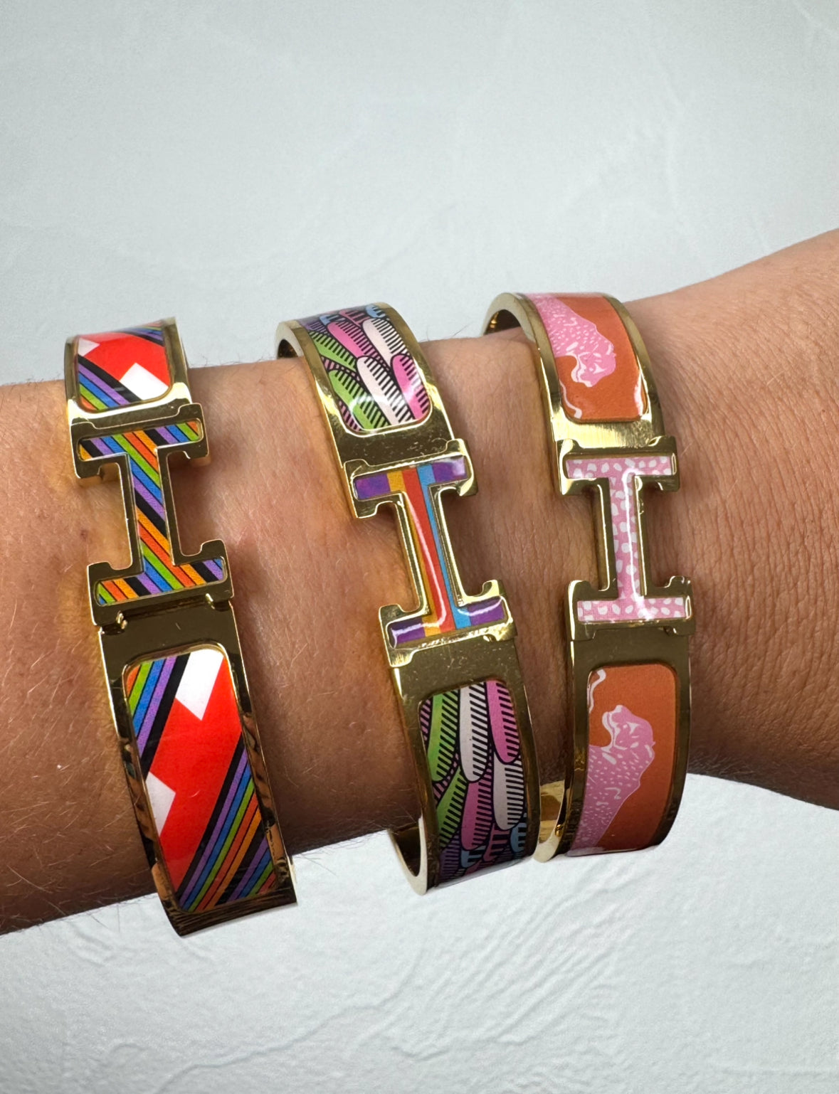 Large Helena Bangles - various colour ways
