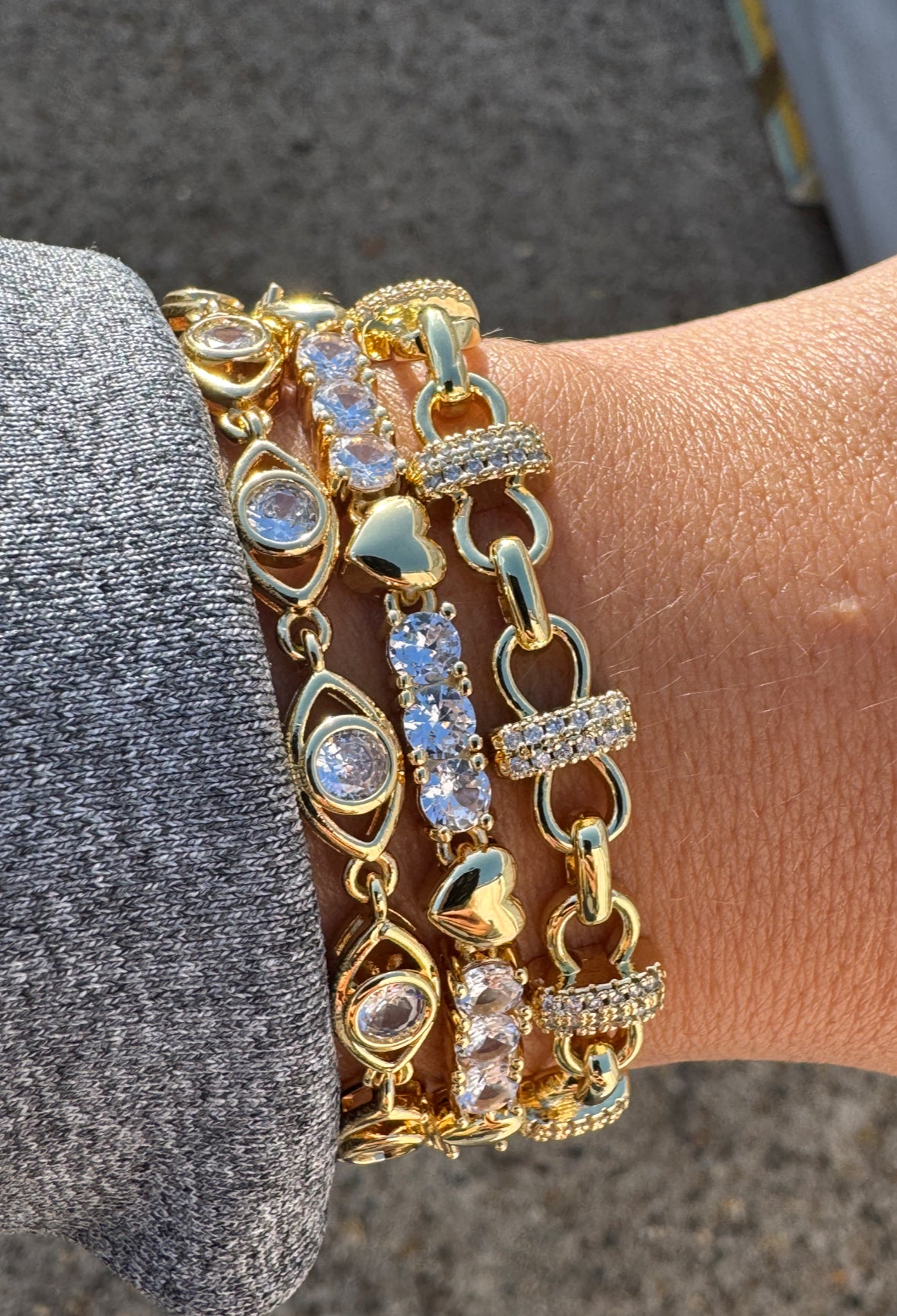 Diamond Chain Bracelets - 3 options