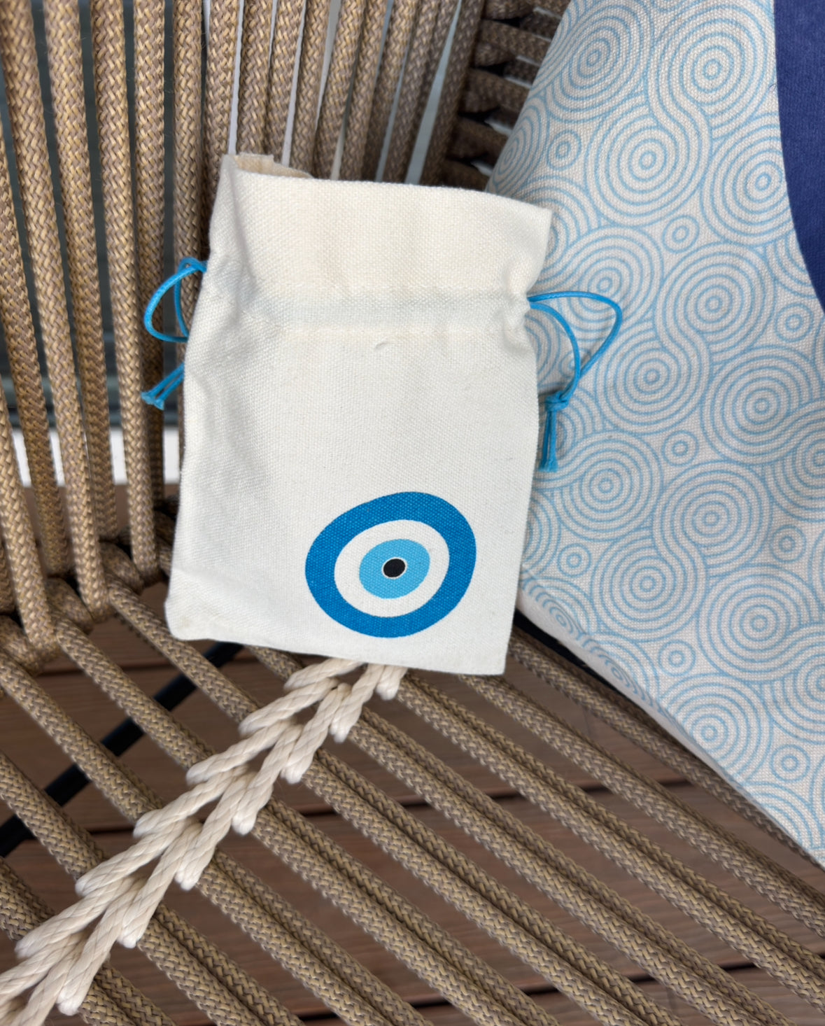 Evil eye jewellery gift bag