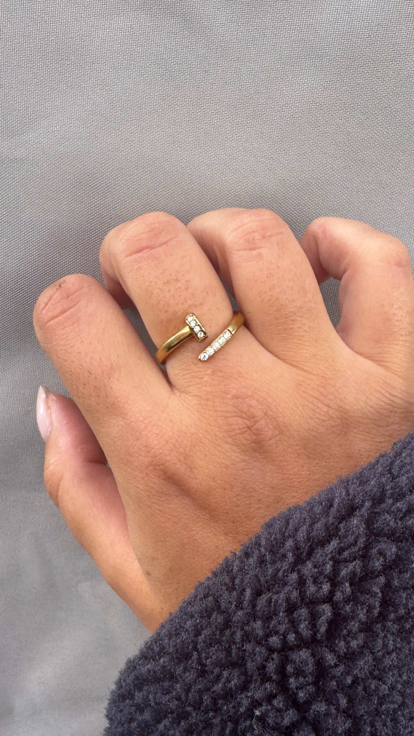 Sparkle Nail Ring