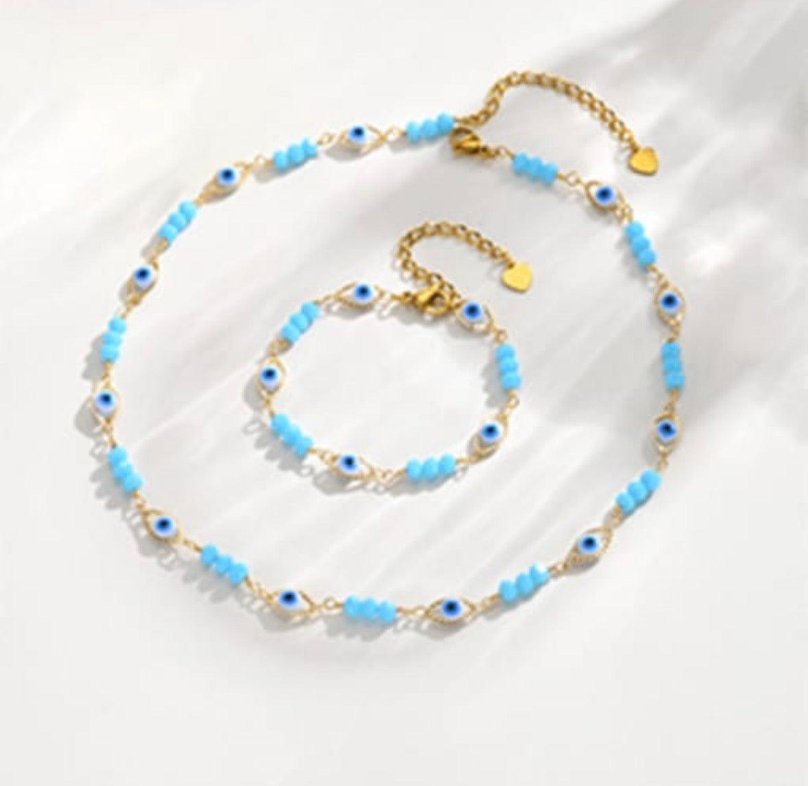 Evil eye linked set