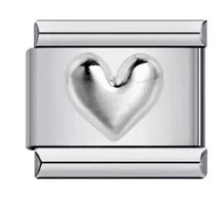 HEART WITH SILVER