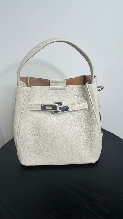 Chloe Bucket Bag - White