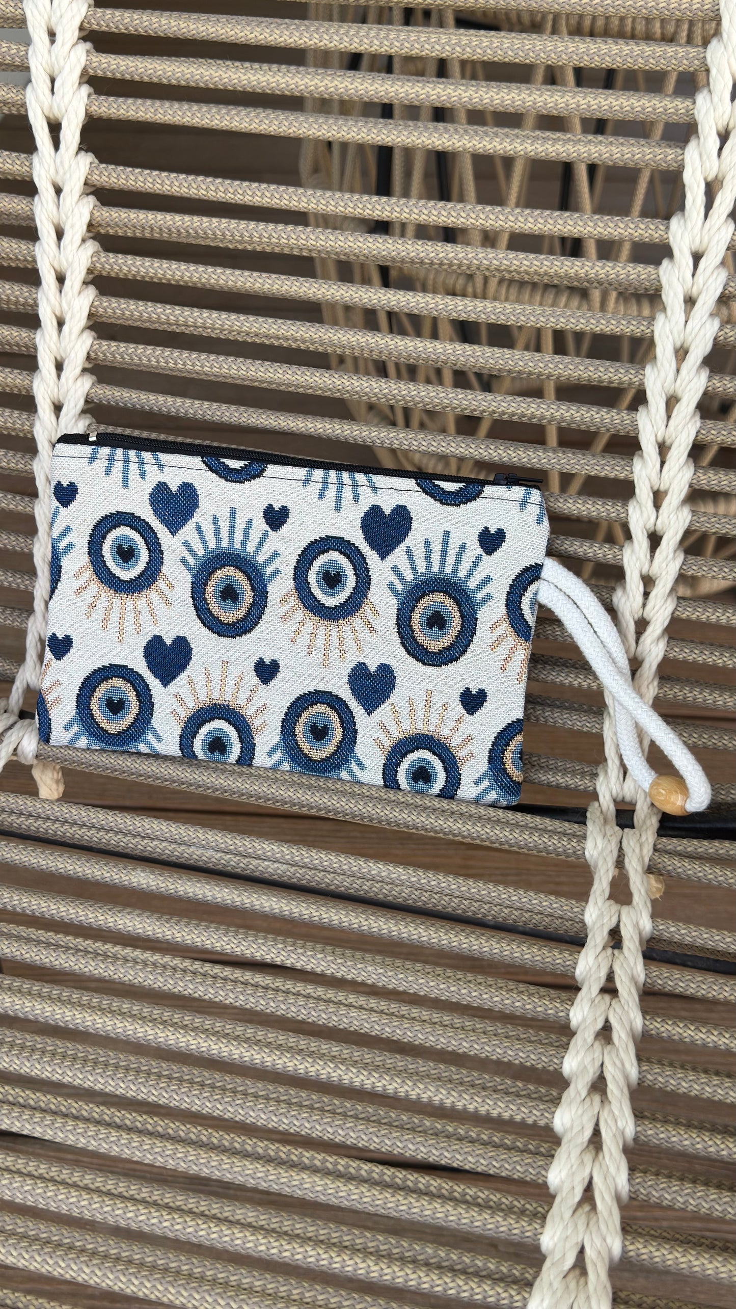 Evil eye wristlet purse - various designs