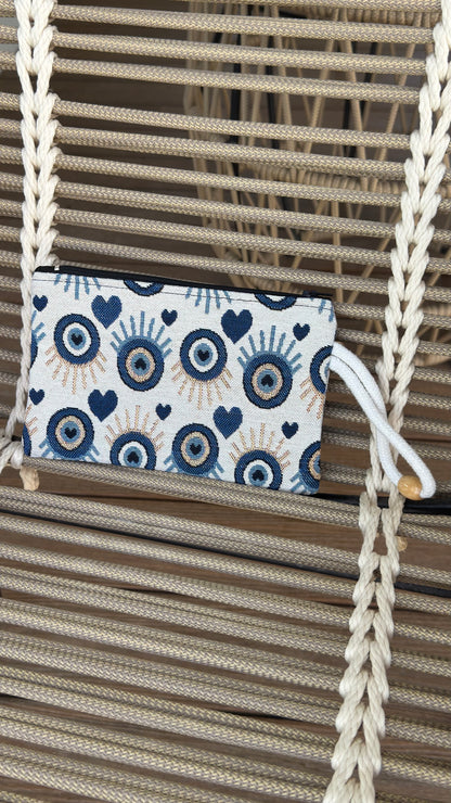Evil eye wristlet purse - various designs