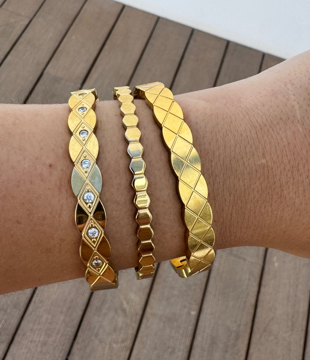 Criss-cross Bangle - 3 options