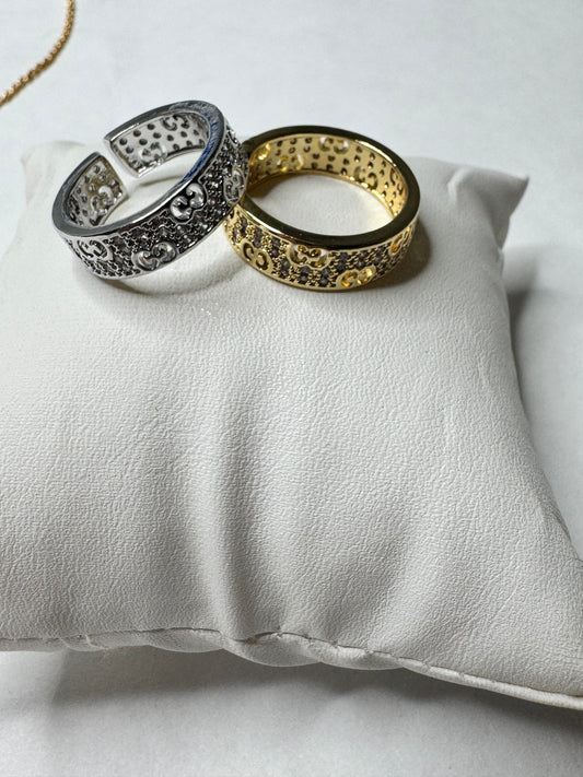 Georgina Adjustable Ring - Gold or Silver