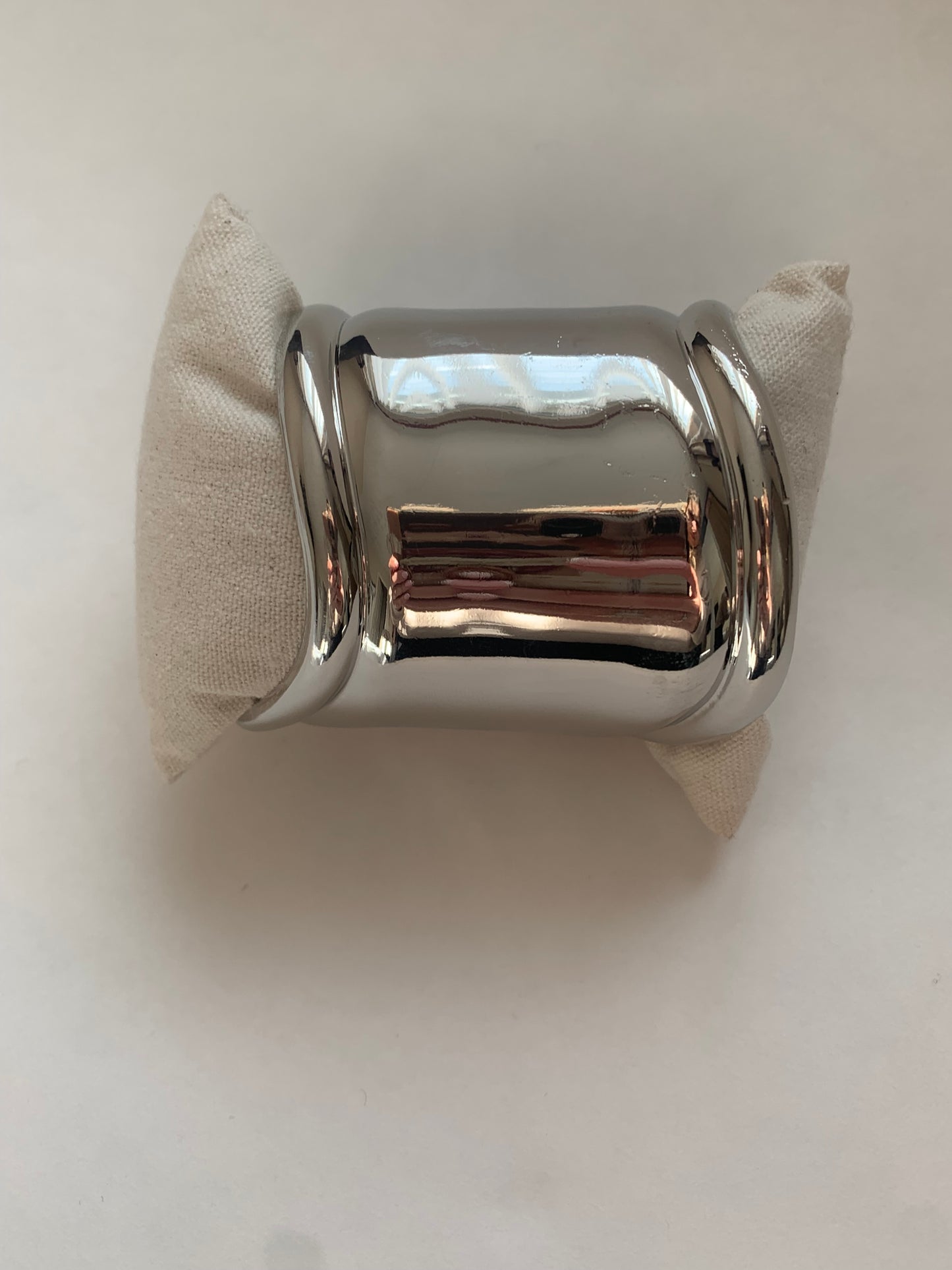 Wide Cuff Bangle - Gold or Silver