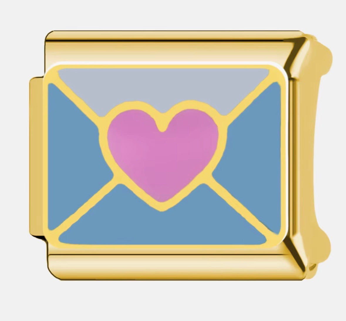 BLUE / PINK ENVELOPE - GOLD