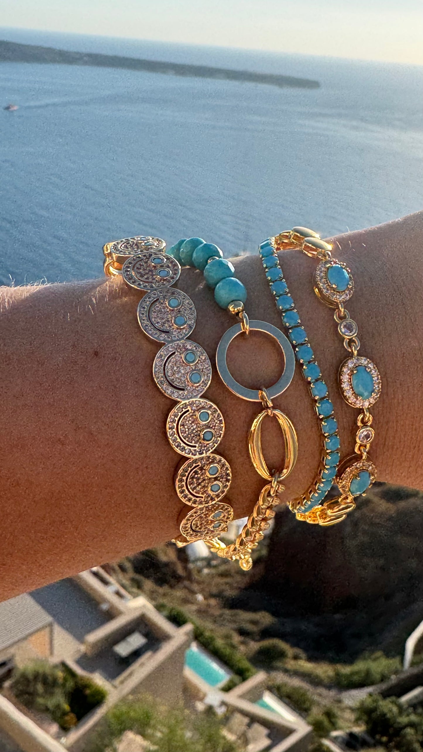 Summer Blue stack x4