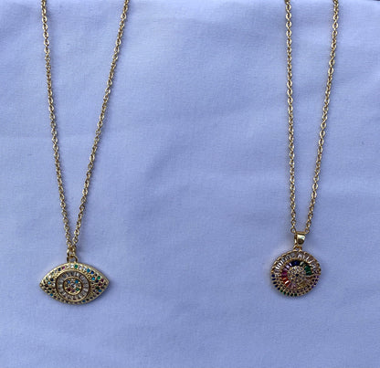 Gold plated necklace (2 styles)
