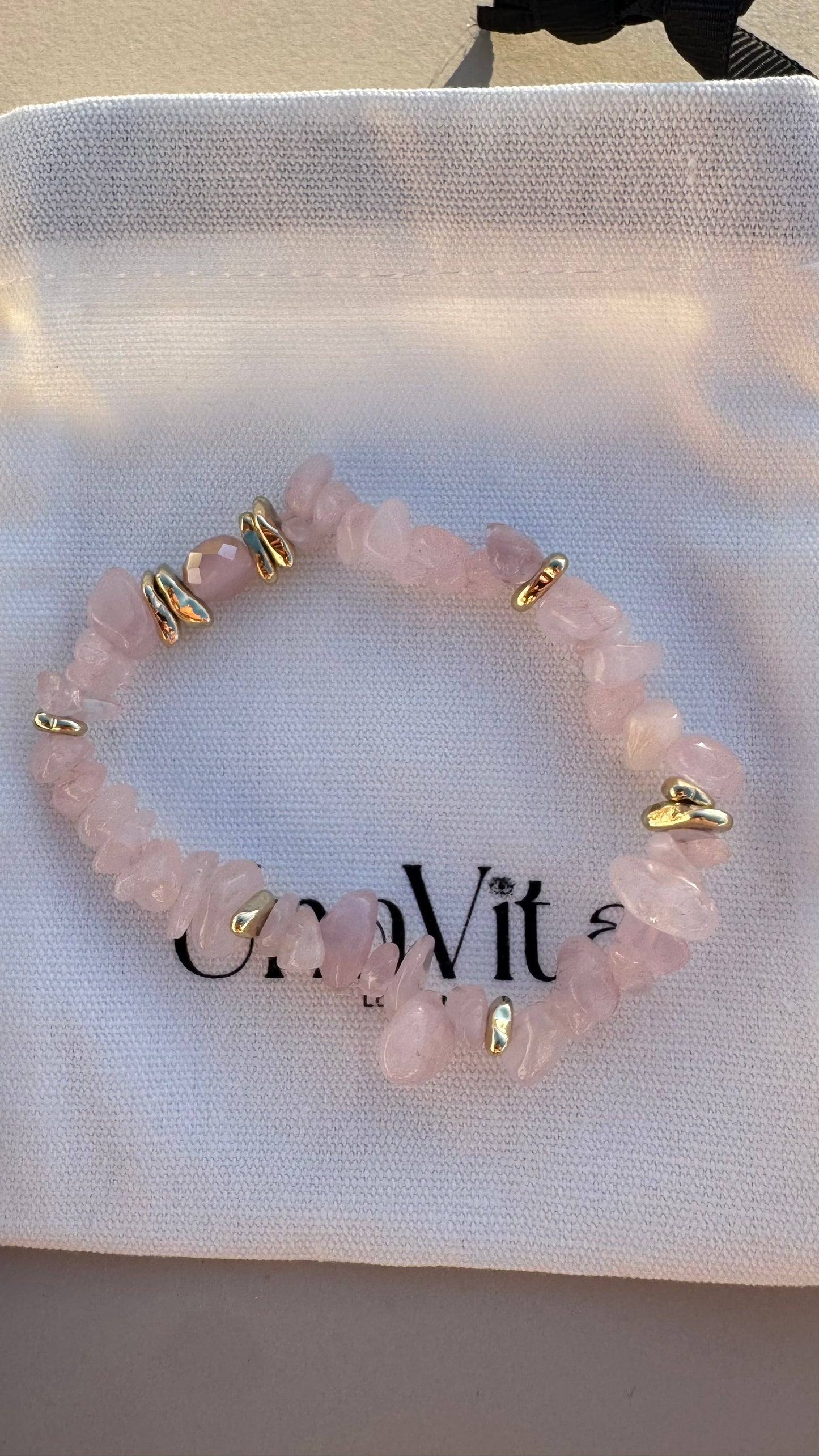 Crystal semiprecious bracelets
