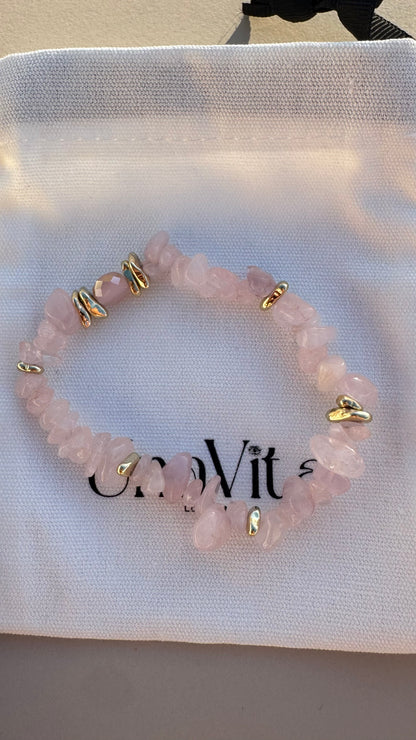 Crystal semiprecious bracelets