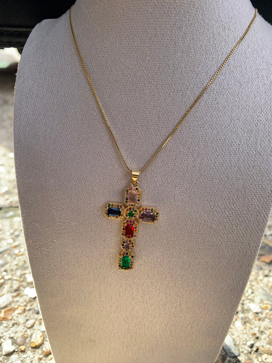 Chunky Cross Necklace