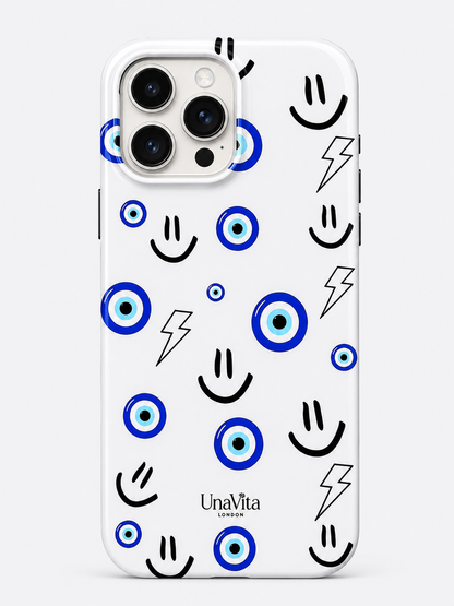 ‘Smiley Face Lightening’  phone case
