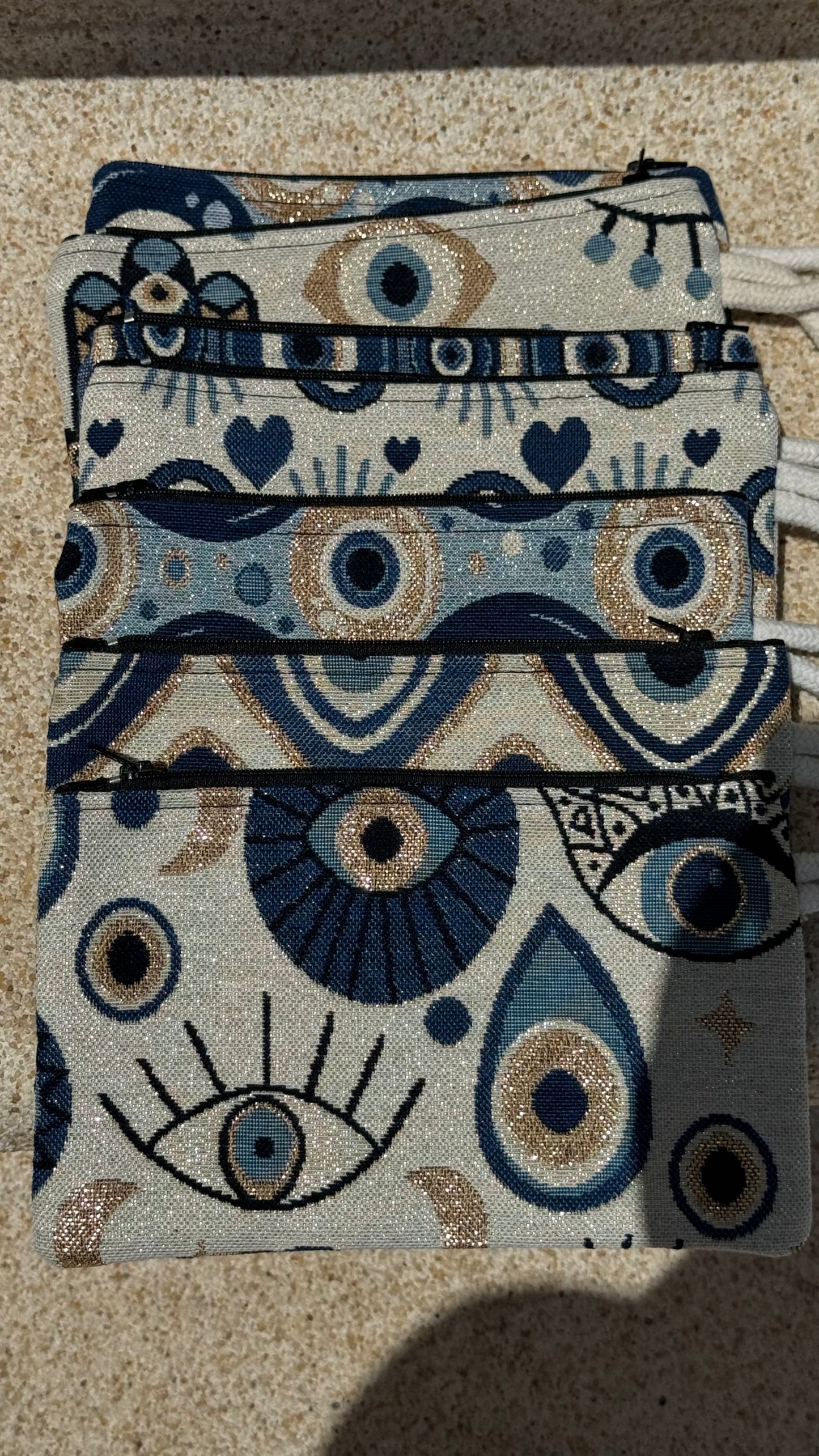 Evil eye wristlet purse - various designs