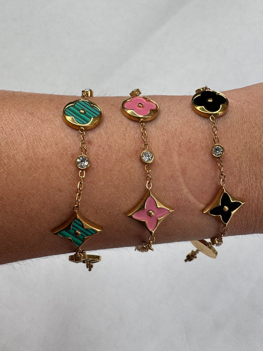 Flower Bracelets - 3 colours