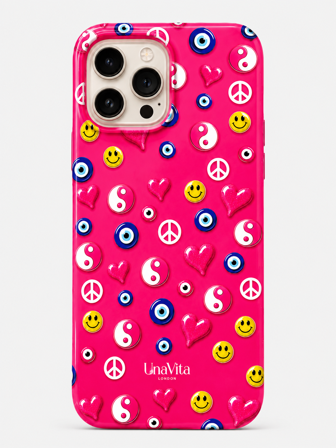 ‘Pink funky vibe’  phone case