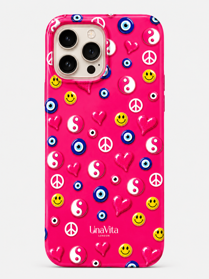 ‘Pink funky vibe’  phone case